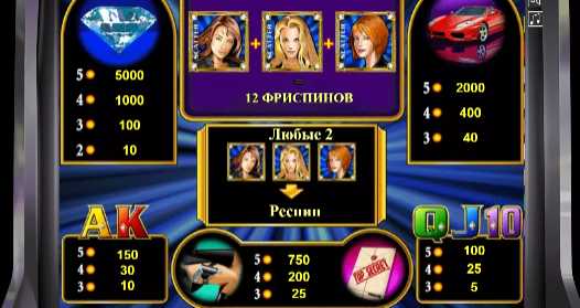 Символы в Diamond Trio Таблица выплат в слоте Diamond Trio