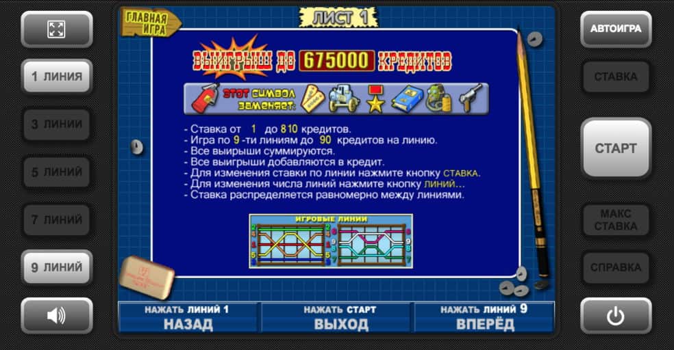 Символы Резидента Resident символы